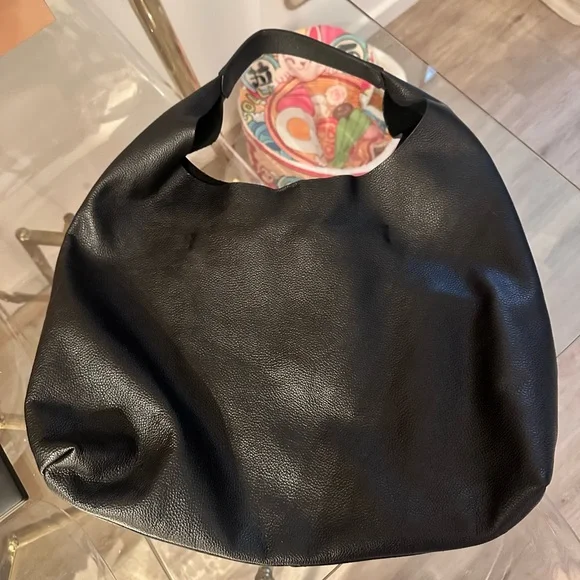 & other stories leather Black Hobo Bag - Picture 3 of 5